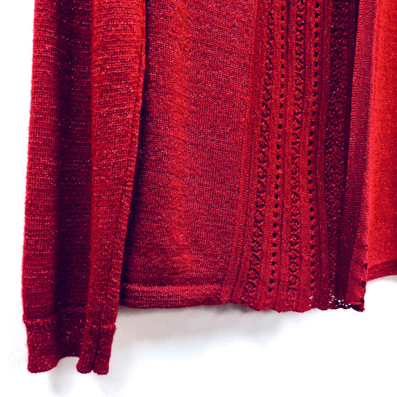 Pina Rossi Red Cardigan - Picture 3 of 4